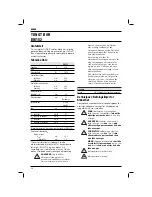 Preview for 60 page of DeWalt DW152 Original Instructions Manual