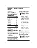 Preview for 99 page of DeWalt DW152 Original Instructions Manual