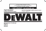 Preview for 1 page of DeWalt DW168F Instruction Manual