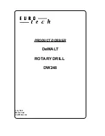 DeWalt DW248 Product Manual предпросмотр