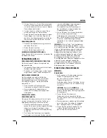 Preview for 19 page of DeWalt DW263 Original Instructions Manual