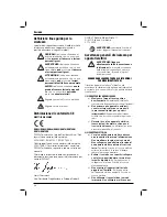 Preview for 50 page of DeWalt DW263 Original Instructions Manual