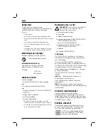 Preview for 70 page of DeWalt DW263 Original Instructions Manual