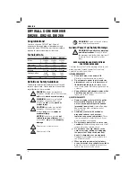 Preview for 6 page of DeWalt DW266 Original Instructions Manual