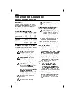 Preview for 12 page of DeWalt DW266 Original Instructions Manual