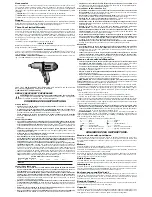 Предварительный просмотр 2 страницы DeWalt DW290 Instruction Manual