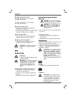 Preview for 62 page of DeWalt DW292 Instructions Manual