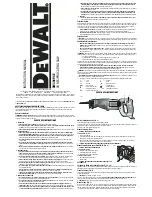 DeWalt DW304P-XE Instruction Manual предпросмотр