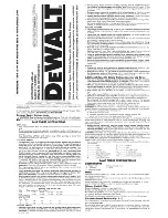 Preview for 7 page of DeWalt DW317 Instruction Manual