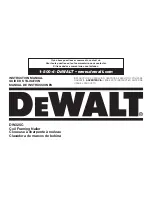 DeWalt DW325C Instruction Manual preview