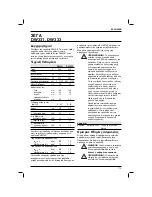 Предварительный просмотр 121 страницы DeWalt DW331 Original Instructions Manual