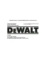 DeWalt DW400 Instruction Manual предпросмотр