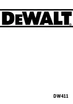 DeWalt DW411 Instruction Manual preview