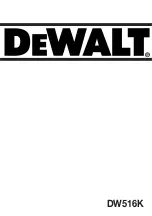 DeWalt DW516K Manual preview