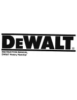 DeWalt DW557 Instruction Manual preview