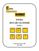 DeWalt DW562 Service Manual preview