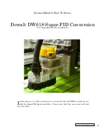 Предварительный просмотр 1 страницы DeWalt DW618 How-To Manual