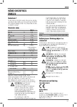 Предварительный просмотр 63 страницы DeWalt DW629 Instructions Manual