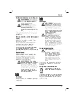 Preview for 49 page of DeWalt DW630 Original Instructions Manual