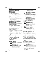 Preview for 116 page of DeWalt DW670 Instructions Manual