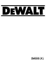 DeWalt DW680 (K) Manual preview