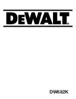 Preview for 1 page of DeWalt DW682K Manual