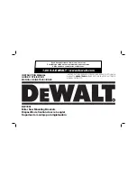 Предварительный просмотр 1 страницы DeWalt DW7231 Instruction Manual