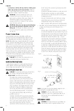 Предварительный просмотр 6 страницы DeWalt DW734 Instruction Manual