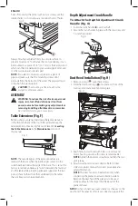 Предварительный просмотр 8 страницы DeWalt DW734 Instruction Manual