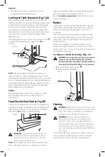 Предварительный просмотр 14 страницы DeWalt DW734 Instruction Manual