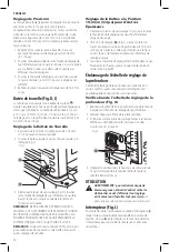 Предварительный просмотр 24 страницы DeWalt DW734 Instruction Manual