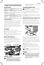 Предварительный просмотр 37 страницы DeWalt DW734 Instruction Manual