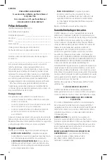 Предварительный просмотр 46 страницы DeWalt DW734 Instruction Manual