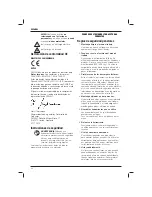 Предварительный просмотр 48 страницы DeWalt DW745 Original Instructions Manual