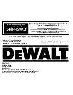 Предварительный просмотр 3 страницы DeWalt DW7460 Instruction Manual