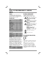 Preview for 10 page of DeWalt DW753 Instructions Manual