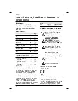 Preview for 44 page of DeWalt DW753 Instructions Manual