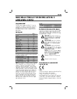 Preview for 53 page of DeWalt DW753 Instructions Manual