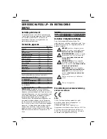 Preview for 62 page of DeWalt DW753 Instructions Manual