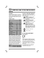 Preview for 104 page of DeWalt DW753 Instructions Manual