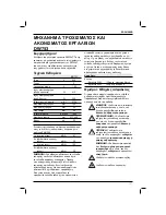 Preview for 113 page of DeWalt DW753 Instructions Manual