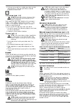 Предварительный просмотр 109 страницы DeWalt DW770 Original Instructions Manual