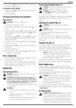 Preview for 9 page of DeWalt DW801 Original Instructions Manual