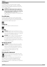 Preview for 10 page of DeWalt DW801 Original Instructions Manual