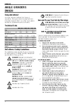 Preview for 6 page of DeWalt DW820 Original Instructions Manual