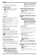 Preview for 10 page of DeWalt DW820 Original Instructions Manual