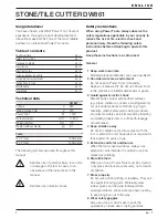 Предварительный просмотр 5 страницы DeWalt DW861 User Manual