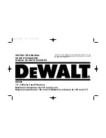 Предварительный просмотр 2 страницы DeWalt DW866 Instruction Manual