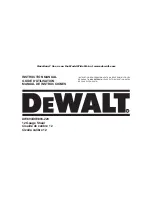 Предварительный просмотр 2 страницы DeWalt DW893 Instruction Manual