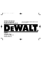 Предварительный просмотр 2 страницы DeWalt DW895 Instruction Manual